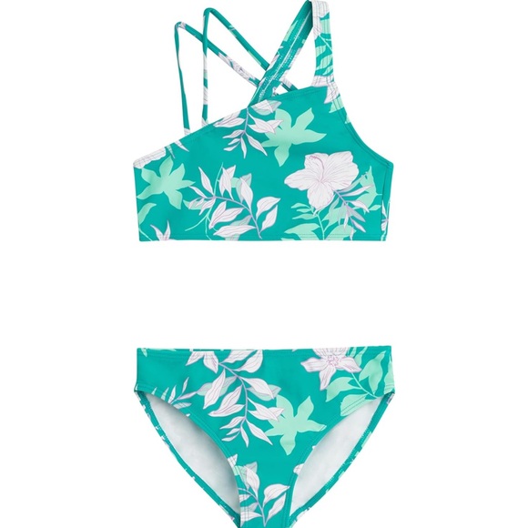 Kanu Surf Girls Floral Bikini Set NWT Size 14 - Picture 1 of 3